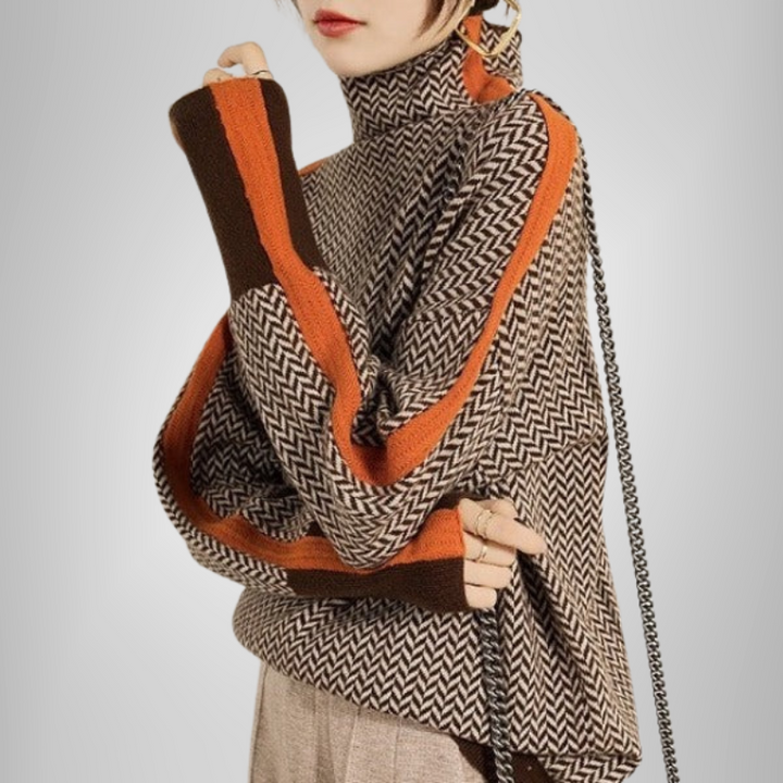 Clarabella | Mélange Roll Neck Jumper