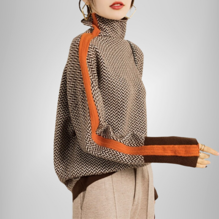 Clarabella | Mélange Roll Neck Jumper
