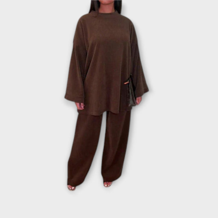 Ingrid | Plus Size Set - Ribbed Style