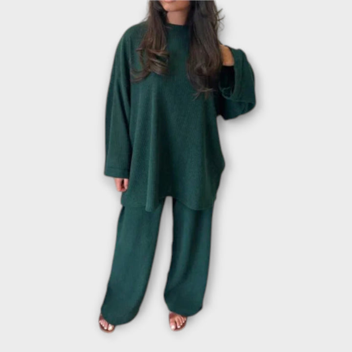 Ingrid | Plus Size Set - Ribbed Style